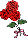 赤いバラ1
