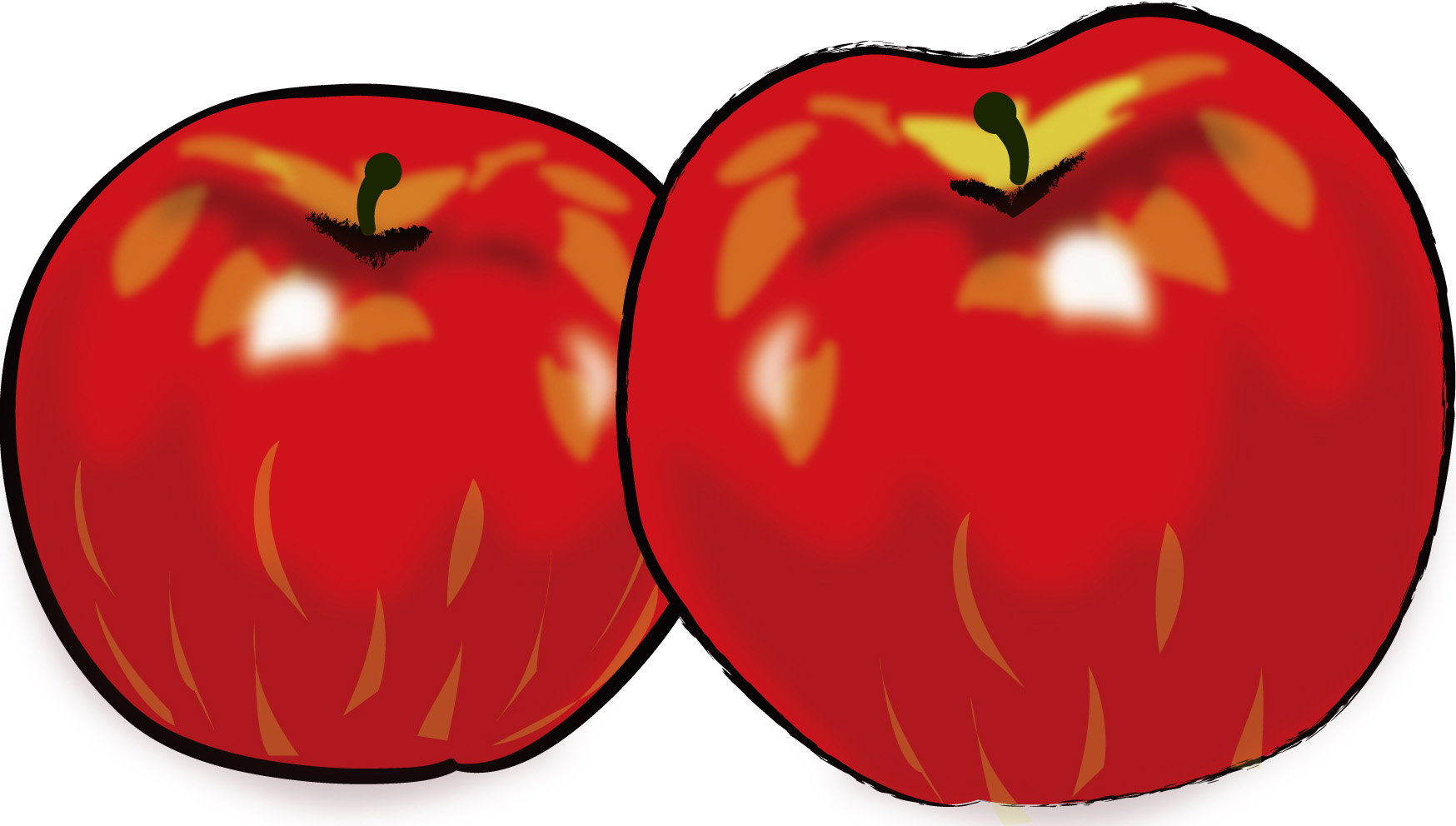 りんご ダウンロード かわいい無料イラスト 印刷素材 Net