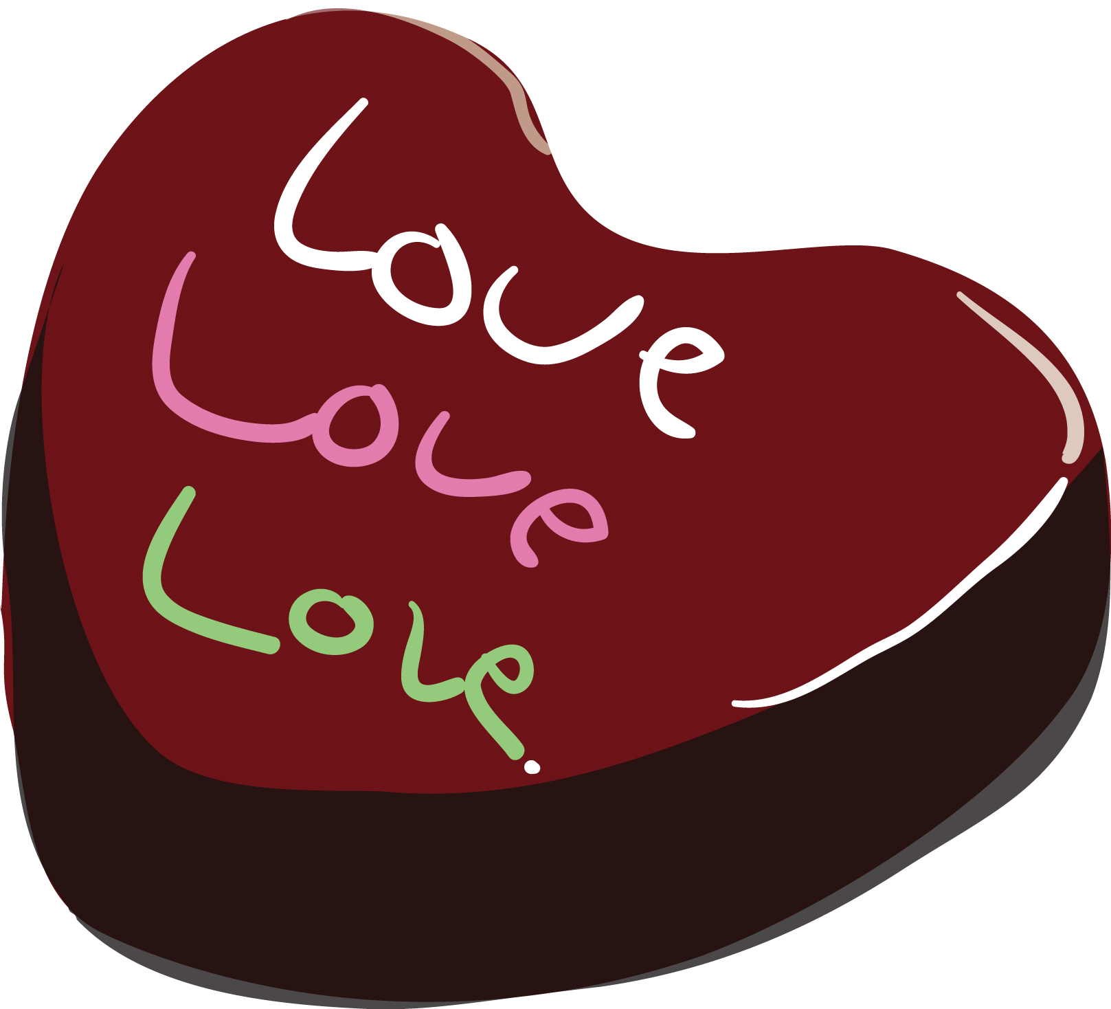 バレンタイン ハートのチョコレート ダウンロード かわいい無料イラスト 印刷素材 Net
