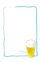 暑中見舞い・ビール